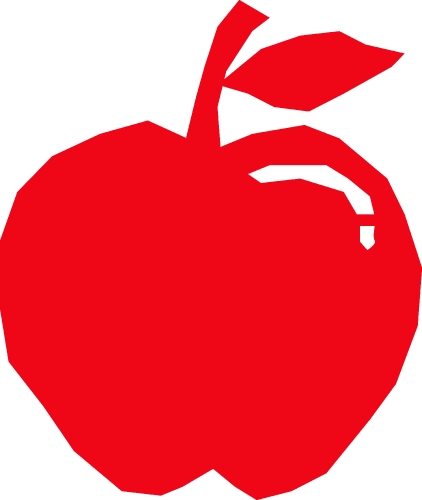 Apple icon friut sign design