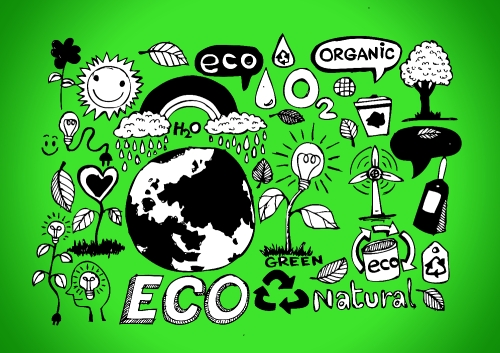 Eco Idea Sketch and Eco friendly Doodles