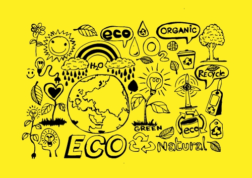 Eco Idea Sketch and Eco friendly Doodles