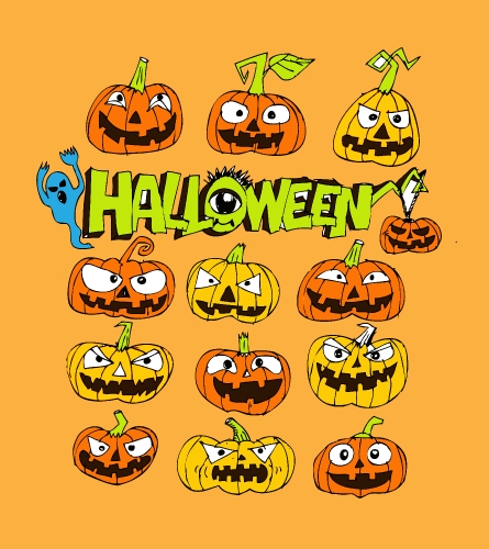 Happy Halloween theme and halloween background