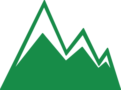 mountain icon sign design