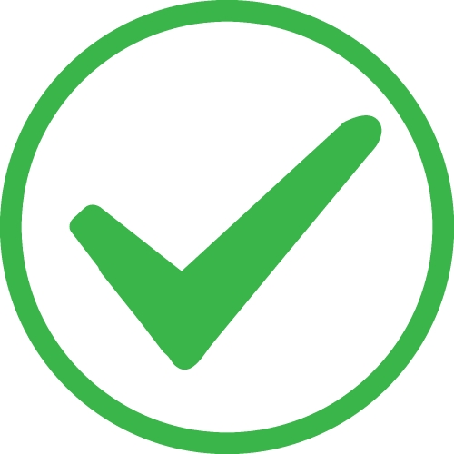 Tick icon accept approve sign design