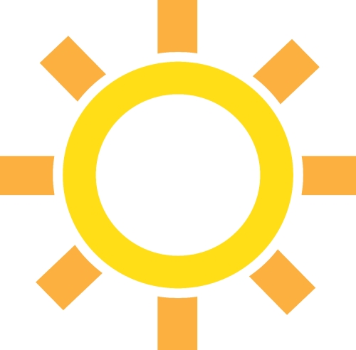 Weather Icon sign symbol design