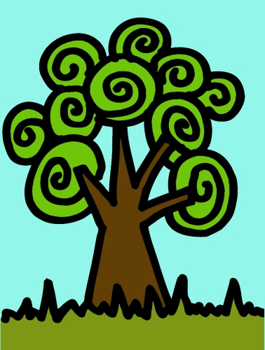  trees with leaves