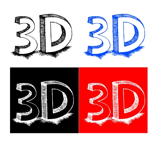 3d text