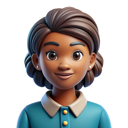 Africans woman avatar people icon character cartoon