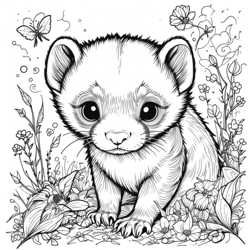 Animal Coloring Book, Coloring Pages For Kids a (2)