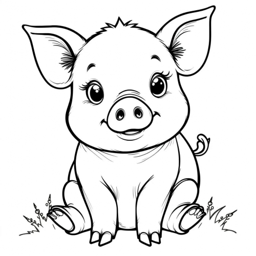 Animal Coloring Book, Coloring Pages For Kids a (23)