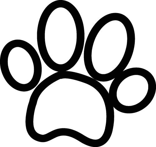 Animal footprint icon