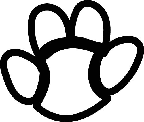 Animal footprint icon