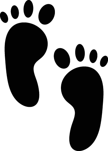 Animal footprint icon