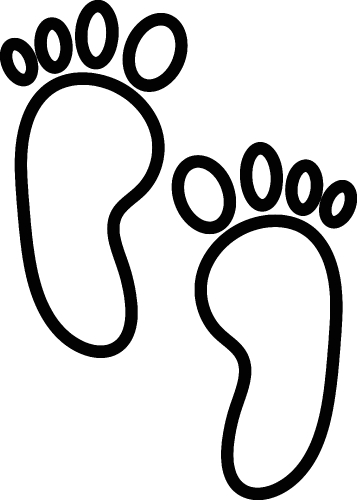 Animal footprint icon