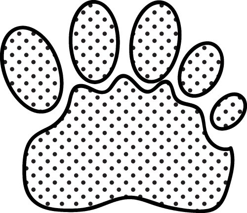 Animal footprint icon sign design