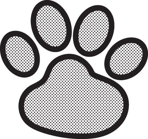animal footprint icon sign design