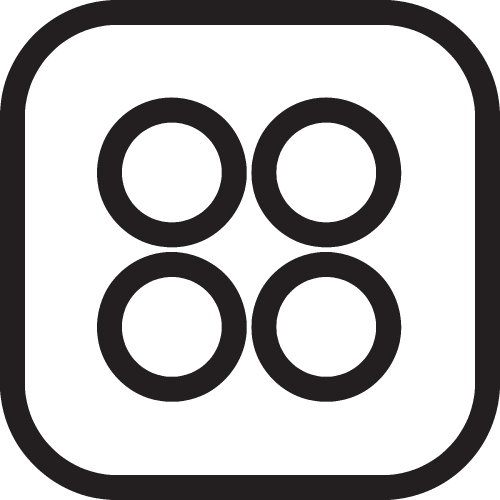 App menu icon sign symbol design
