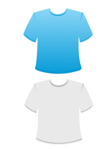 Apparel shirts template t-shirt templates