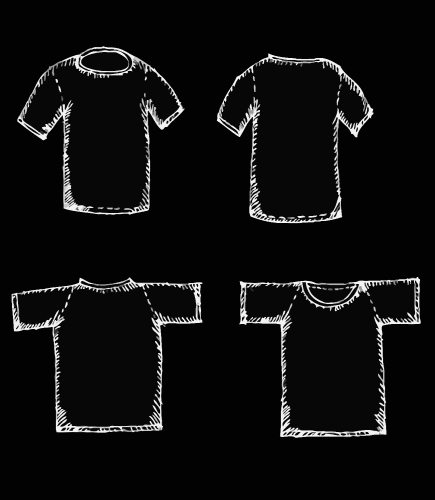 Apparel shirts template t-shirt templates