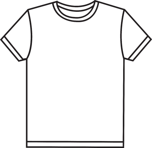 Apparel shirts template t-shirt templates icon