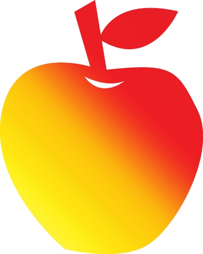 Apple icon friut sign design