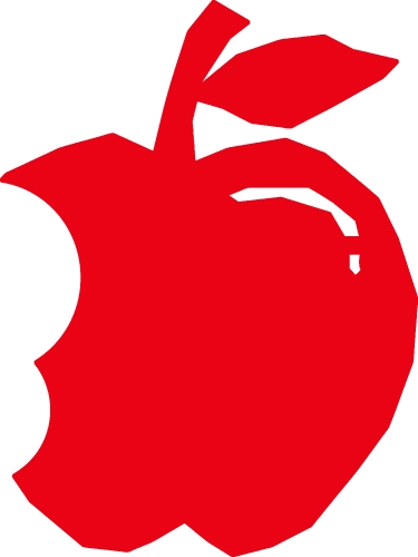 Apple icon friut sign design