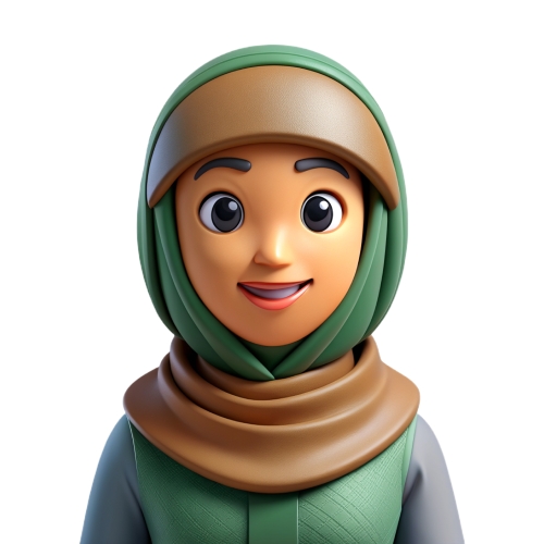 Arab Woman avatar people icon character cartoon