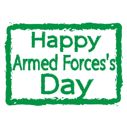 Armed Forces Day Stock Illustration