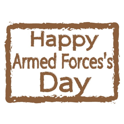 Armed Forces Day Stock Illustration