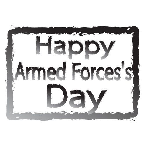 Armed Forces Day Stock Illustration