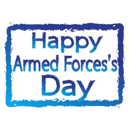 Armed Forces Day Stock Illustration