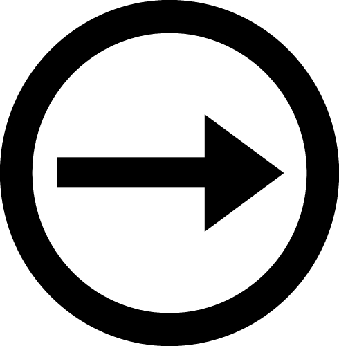 Arrow icon sign