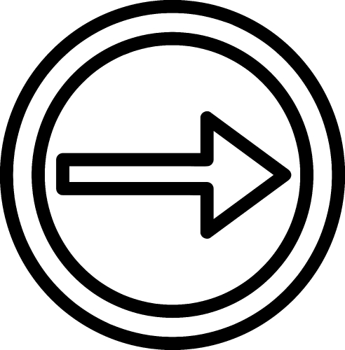 Arrow icon sign