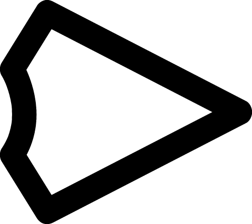 Arrow icon sign