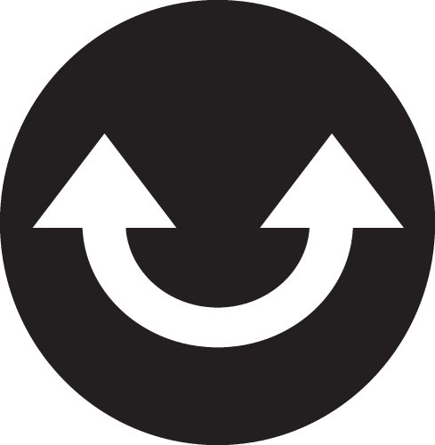 Arrow icon sign