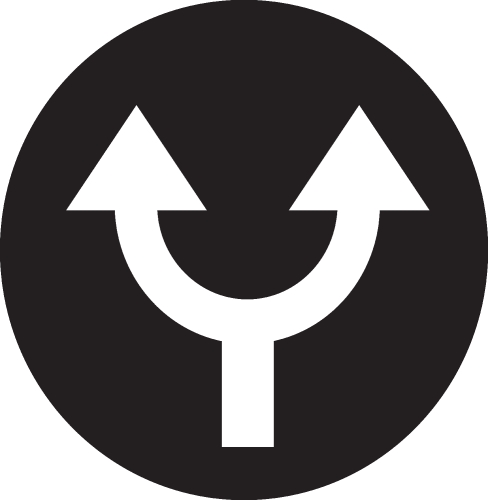 Arrow icon sign