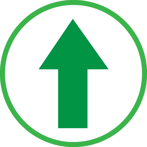 Arrow icon sign design