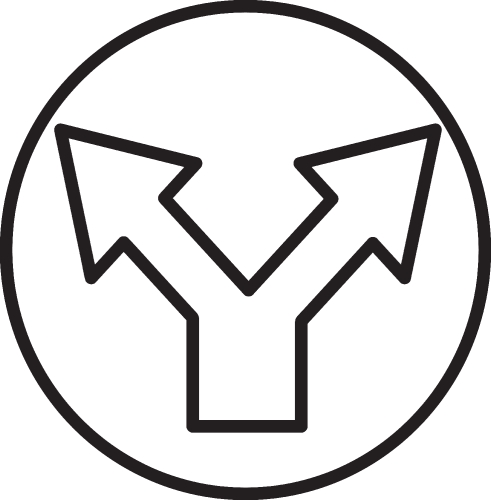 Arrow icon sign design