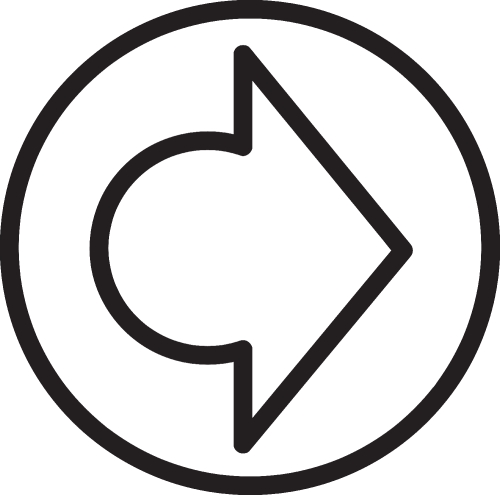 Arrow icon sign design