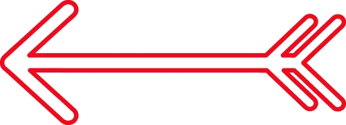 Arrow icon sign symbol design
