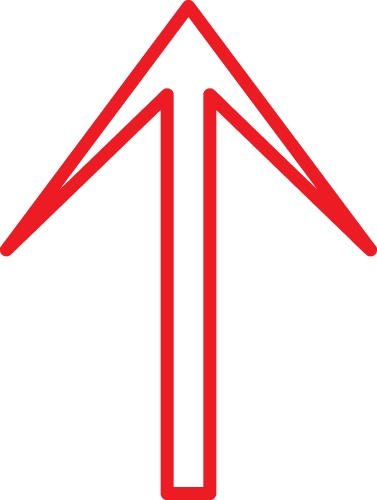 Arrow icon sign symbol design