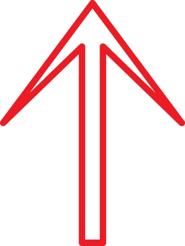 Arrow icon sign symbol design