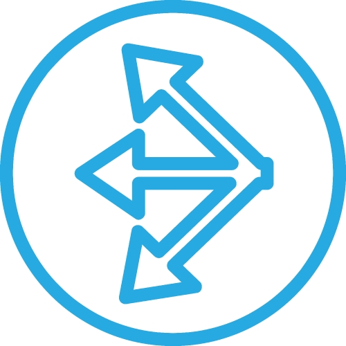 Arrow icon sign symbol design