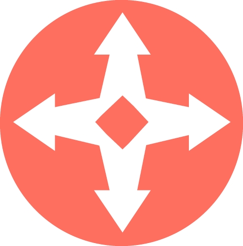 Arrow sign icon