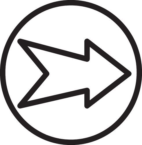 Arrow sign icon