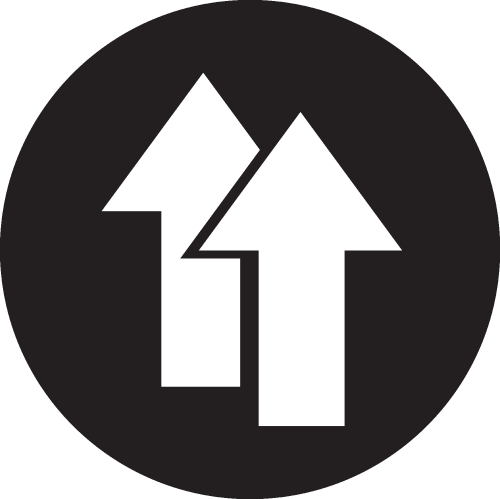 Arrow sign icon