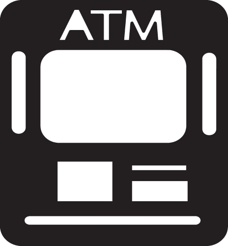 Atm card slot icon