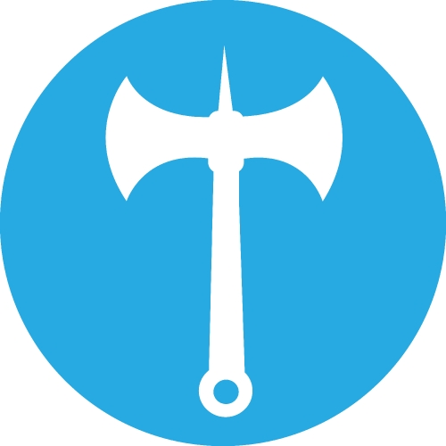 axe icon sign symbol design