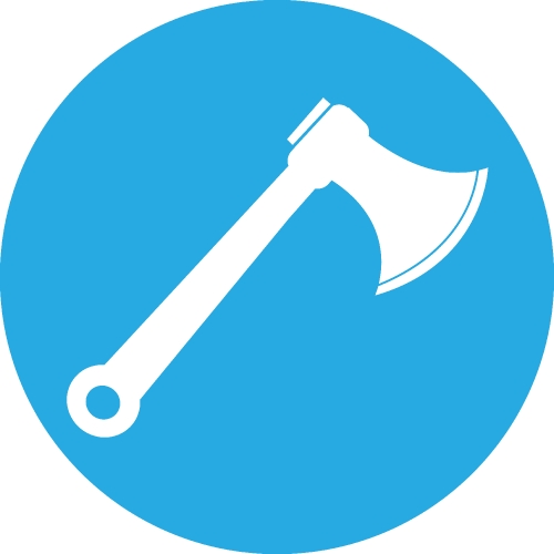 axe icon sign symbol design