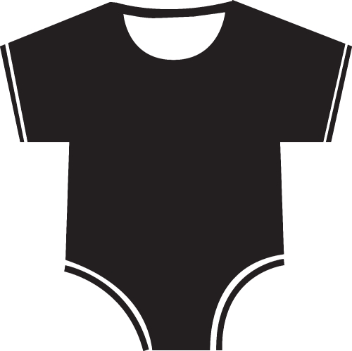 Baby clothing icon 