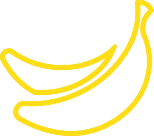 Banana icon , Banana sign symbol