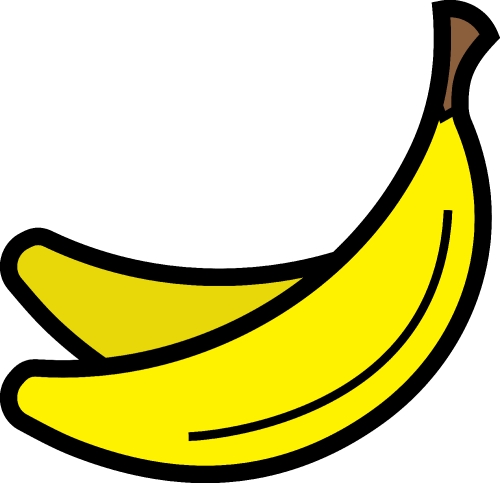 Banana icon , Banana sign symbol